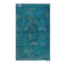 Over-dyed Turkish Vintage Rug - Area Rugs