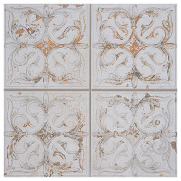 Antigua Lis White Porcelain Wall Tile