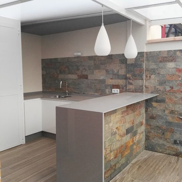 Zona de cocina exterior.