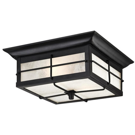 Westinghouse 6204800 Orwell 2 Light 11"W LED Outdoor Flush Mount - Textured