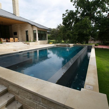Lake Austin Contemporary Pool