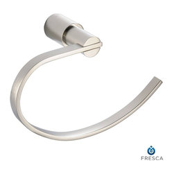 Fresca Magnifico Towel Ring - Brushed Nickel FAC0125BN - Towel Rings