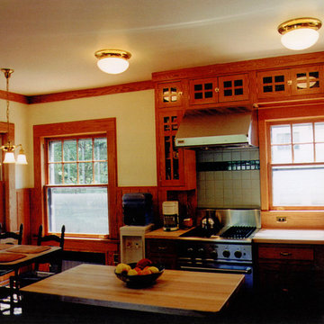 Upper Montclair Craftsman Kitchen Remodel and Deck