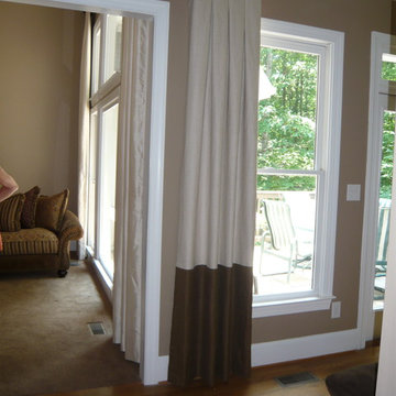 Suwanee home box pleat panels