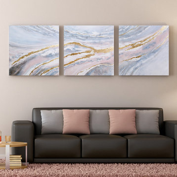 Heavens 2 Textured Metallic Hand Painted Wall Art by Martin Edwards
