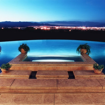 Negative Edge & Perimeter Overflow Pools in Las Vegas, Poolscapes LLC