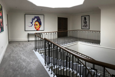 Photo of a contemporary staircase in Surrey.