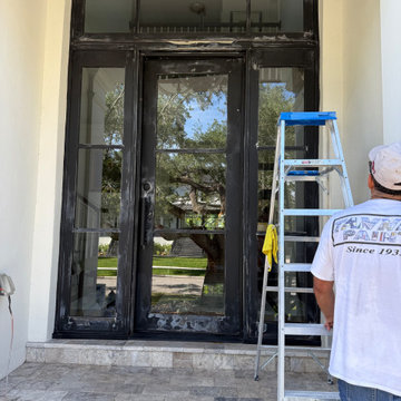 Traditional Cast Iron Door Refinish
