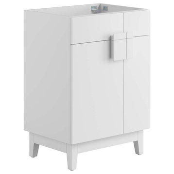 Miles 24" Bathroom Vanity Cabinet (Sink Basin Not Included) - White