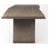 Rustic Live Edge Natural Wood Dining Table
