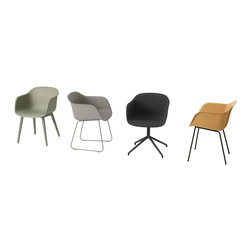 Fiber Chair - Swivel base - Office Chairs