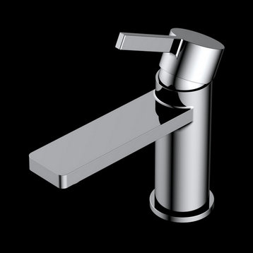 Aqua Sotto Single Lever Bathroom Vanity Faucet, Chrome