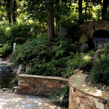Pond, Waterfall & Patio in Rockland County