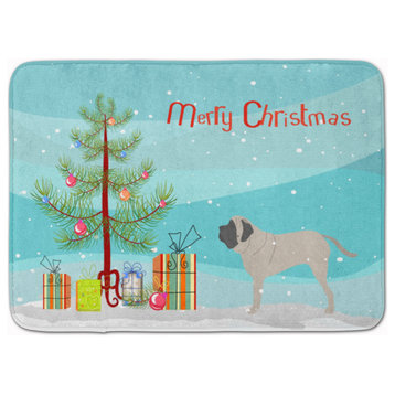Caroline's Treasures English Mastiff Merry Christmas Tree Floor Mat