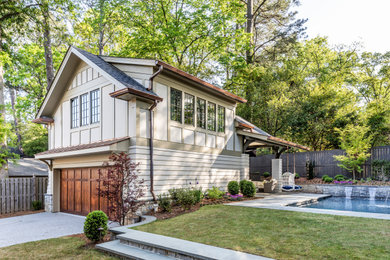 Craftsman exterior home idea in Atlanta
