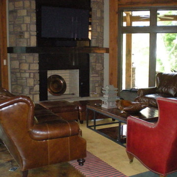 Timber Frame River House