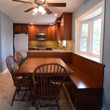 Kitchen With Built In Banquette Seating