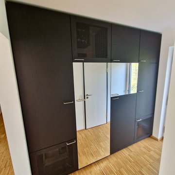Einbauschrank (Extreme Matt schwarz)
