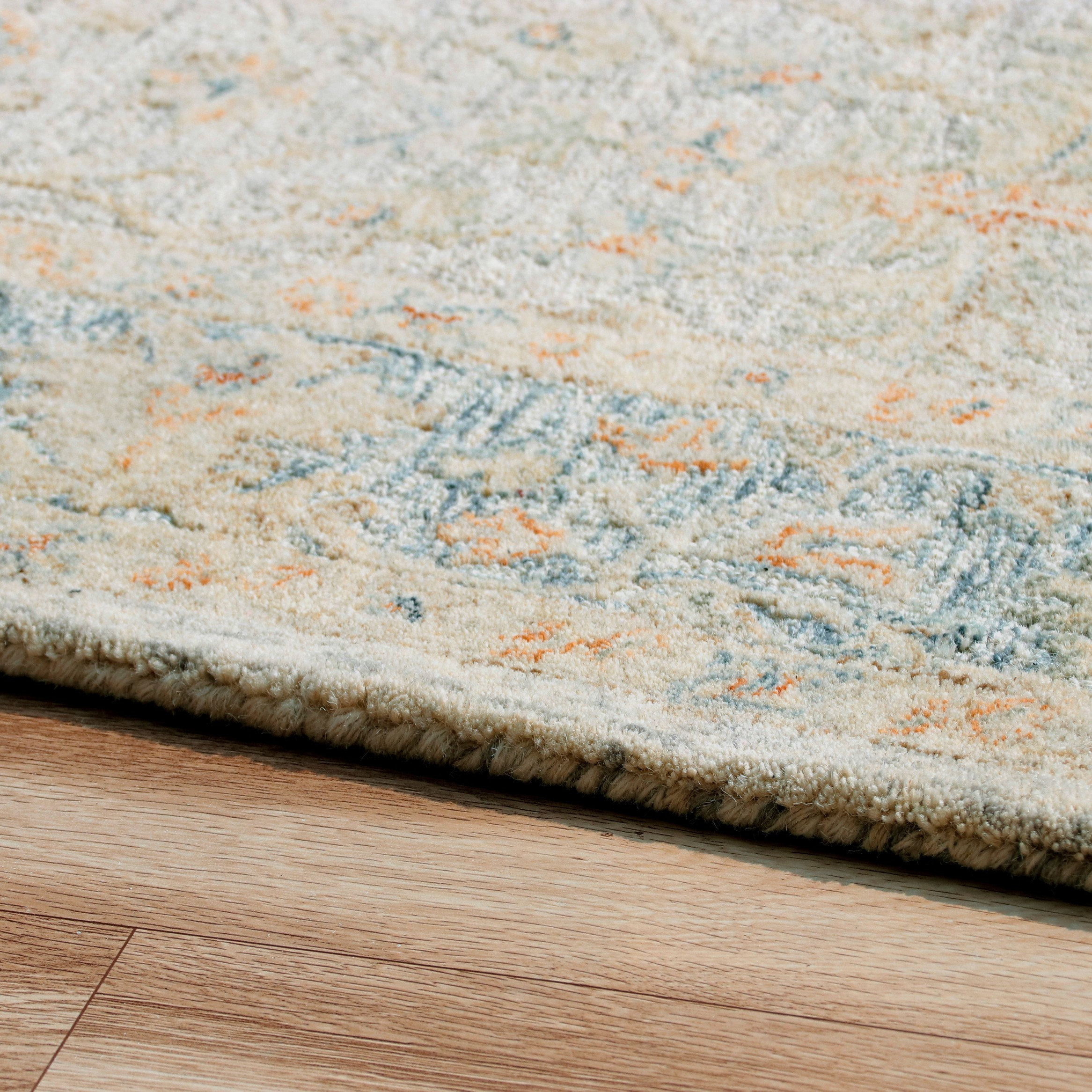Mel Rug Ox Bay Vin Mel Abstract Hand-Tufted Area Rug, 9' x 12' - Traditional ...
