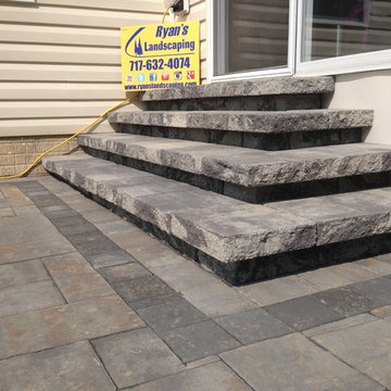 Backyard Nicolock Paver Patio Hardscape in Hanover