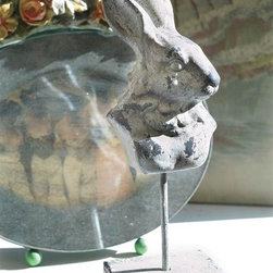 Study of a Rabbit Bust - Decorative Objects And Figurines