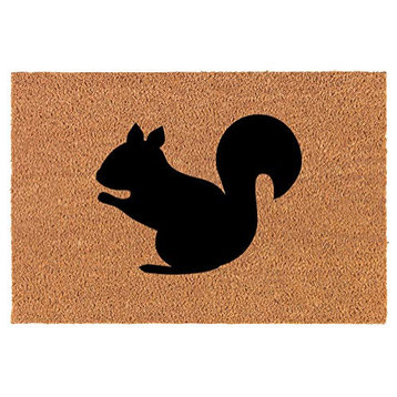 Coir Doormat Squirrel (24" x 16" Small)