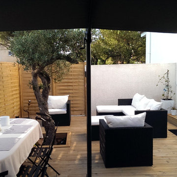 création d’une terrasse en platelage bois