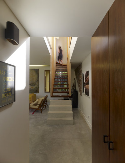 Contemporary Staircase by Sam Crawford Architects