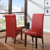 Cosmo Sleigh-Back Chairs, Set of 2, Ruby