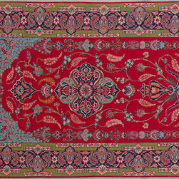 Antique Persian Kashan rug 4'4 X 6'9 - Area Rugs