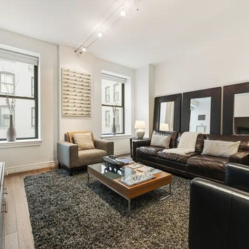 Sleek NYC Bachelor Pad