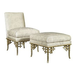 Hickory Chair Ottomans and Benches - Products