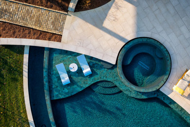 Transitional pool photo in Nashville