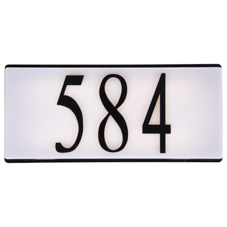 LED illuminated address plaque (AP1000-FB-LED)