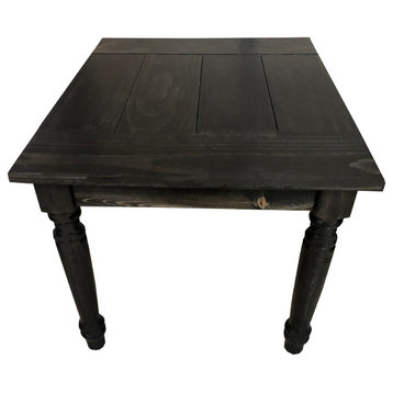 Black English Farmhouse Table, 60"