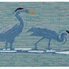 Frontporch Blue Heron Indoor/Outdoor Rug Lake 2'6x4'