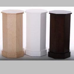 Wood Octagon Pedestals - Products