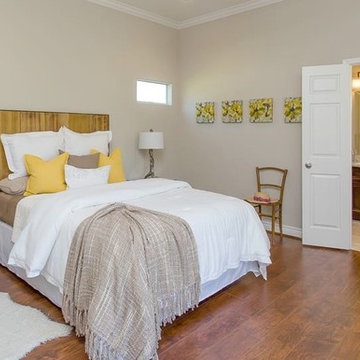 Master Bedroom Rustic Staging Style
