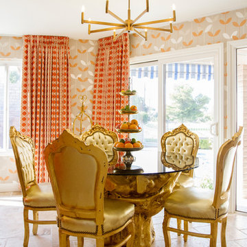 Mid-Century Meets Las Vegas Glam