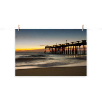 Motion of the Ocean Landscape Photo, Beach Unframed Wall Art Print, 12" X 16"