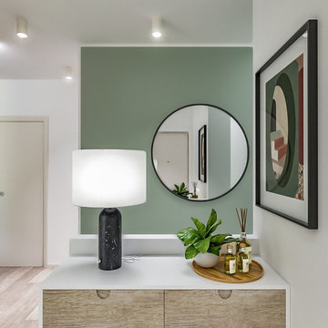 Casa nuova nel verde e nella luce: progetto di adattamento e recupero di arredi