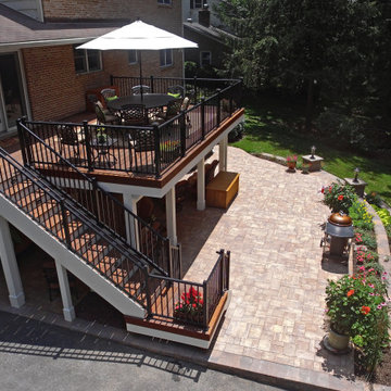 Custom Ipe Deck and Patio in Damascus, MD