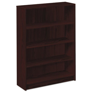 Hon 1870 Series Bookcase, 4 Shelf, 36"X11 1/2"X48 3/4", Mahogany