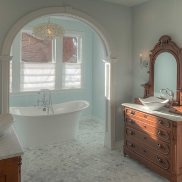Elliptical Arched Tub Alcove