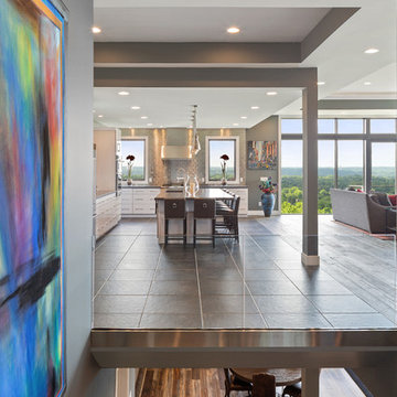 A Custom Contemporary One Story Home In Madeira, Ohio