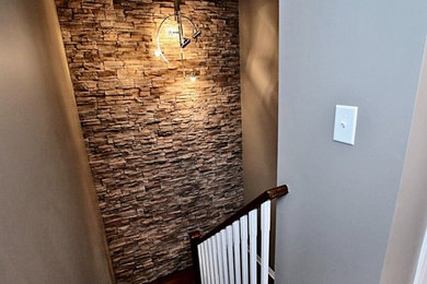 Hallway - craftsman hallway idea in Toronto