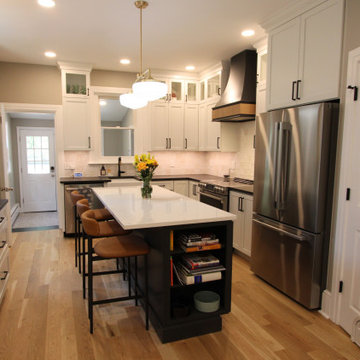 Bright and Vibrant First Floor Remodel in Chestnut Hill