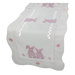 Xia Home Fashions - Bunny Bottoms Table Runner - Table Runners