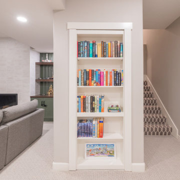 Family-Friendly Basement Remodel with Custom Features