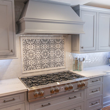 Omega, Renner, Maple (Custom Sherwin Williams color: Morning Fog)